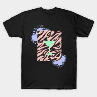 Martini Zebra Print T-Shirt